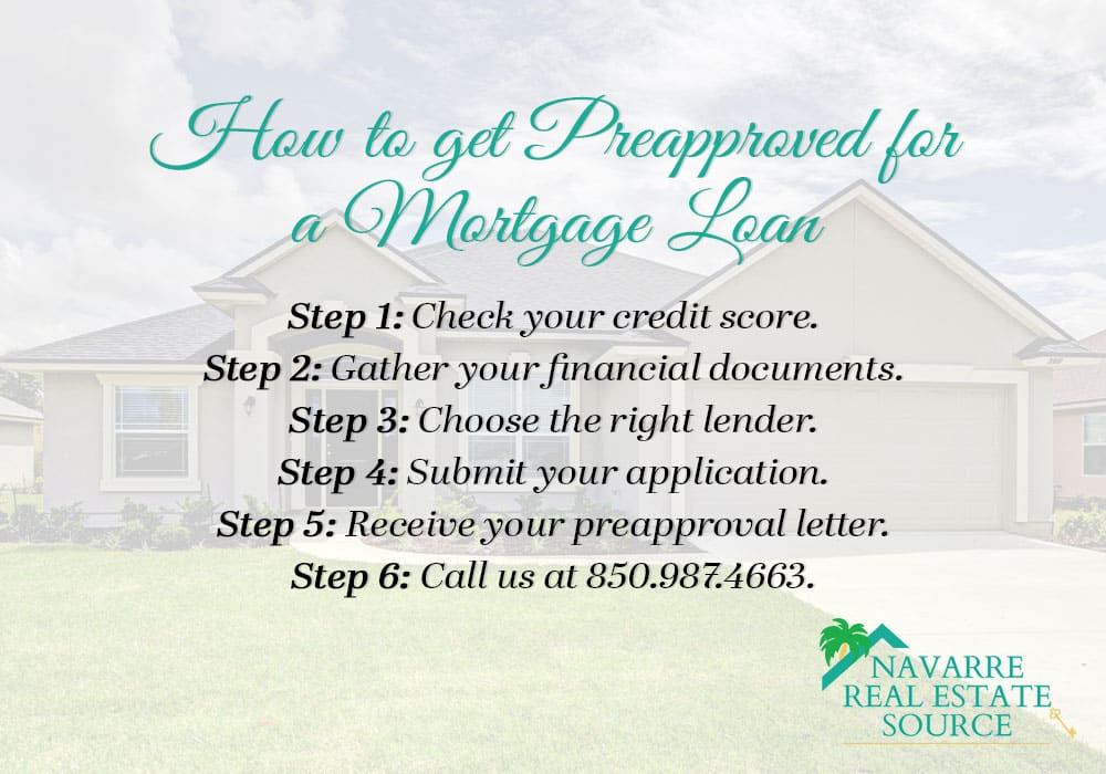 steps to getting preaproved for a mortgage loan